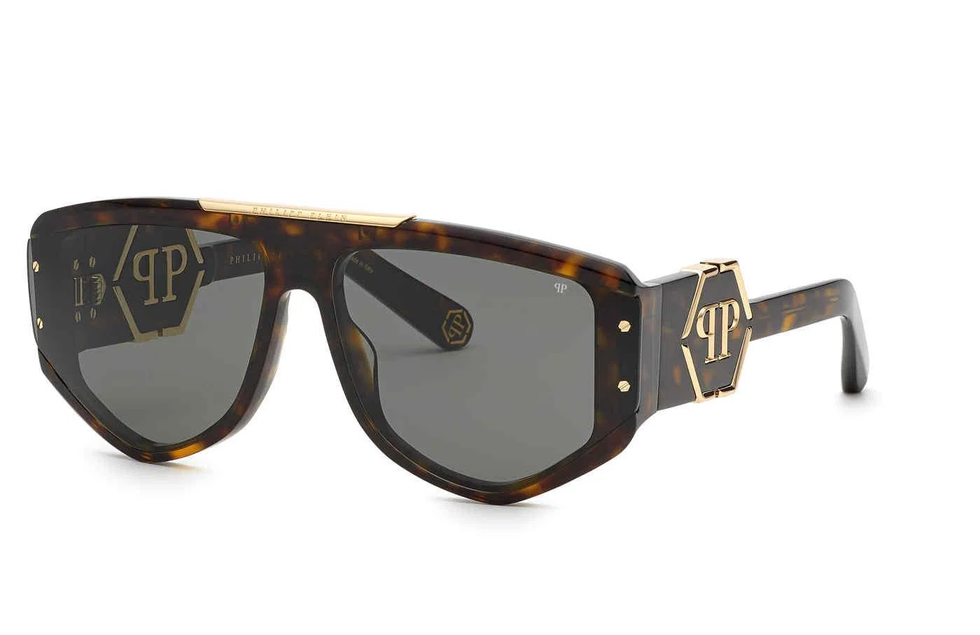 Philipp Plein SPP093M Sunglasses - SANDBLASTED BLACK -703V - view 2